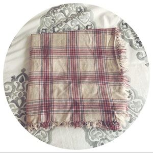 Tartan plaid scarf